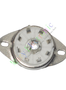 陶瓷8脚电子管管座GZC8-8-Y PCB脚适C3G ECH21 4P1S 5B254 7N7等