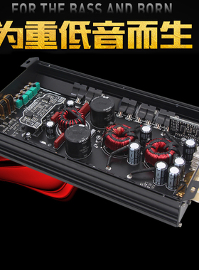 D类数字型10i00W大功率发烧级超重纯低音无源双音圈低音炮功放