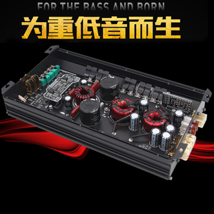 D类数字型1000W大功率发烧级超重纯低音无源双音W圈低音炮功放