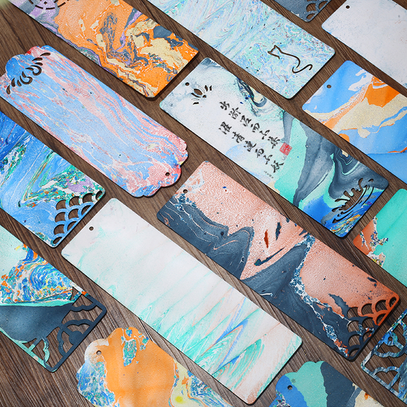 漂漆专用书签镂空宣纸卡纸