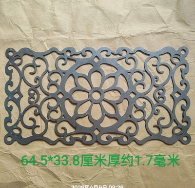 新款铁艺花家用铁门花简易铁艺花复古铁花焊接铁艺栏杆配件复古风