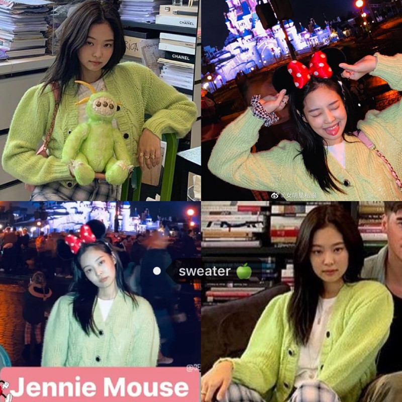 jennie同款韩风chic复古洋气减龄牛油果绿色短款毛衣针织开衫外套在类目 女装/女士精品, 毛衣中 - 来自Buy2taobao.com提供专业的淘宝代购服务