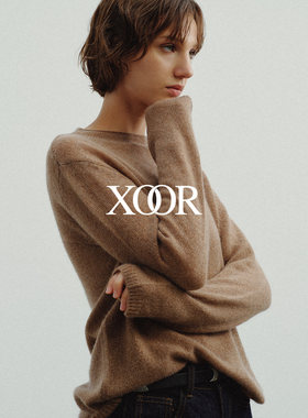 XOOR羊毛羊绒毛衣2025冬女