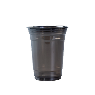 一次性高级感咖啡杯带盖加厚pet冷饮硬塑料网红奶茶专用打包杯子