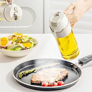 家用厨房喷油瓶喷雾化雾状食用油食品级防漏玻璃油罐油壶空气炸锅