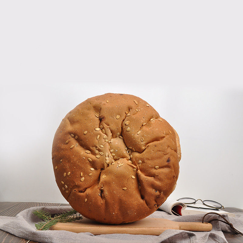 农大全麦大列巴1.2kg 俄式风味自然发酵手工软面包校园美食早餐