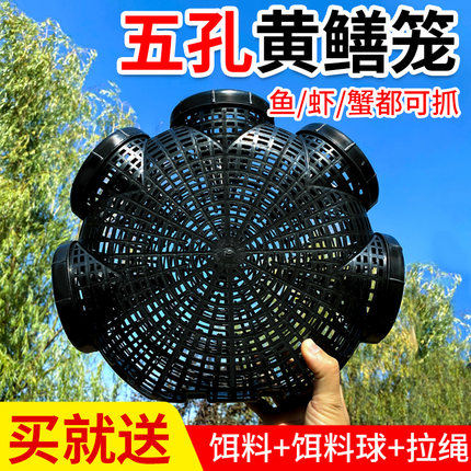 黄鳝笼子捕鱼笼鳝鱼泥鳅笼虾笼抓鱼笼装鱼篓捉鱼神器鱼网笼花篮网