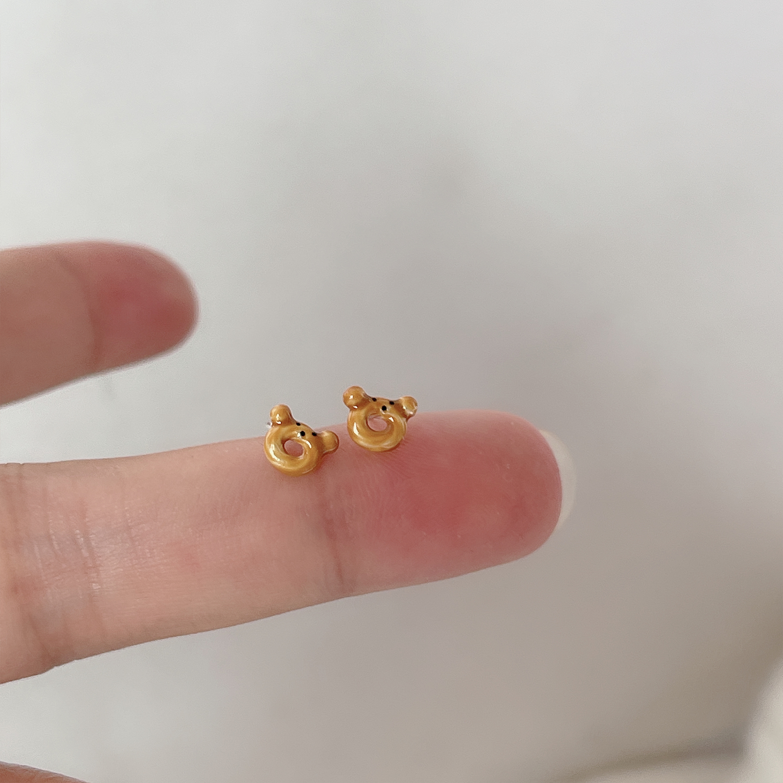 耳钉小众设计感可爱动物