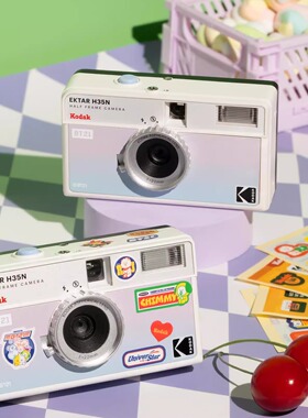 柯达H35N防弹少年团联名款纪念版 BT21 半格胶卷学生校园胶卷相机