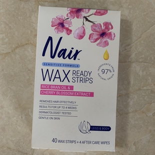 腿部脱毛贴20片 Large 现货澳洲Nair Sensitive