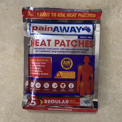 现货澳洲Pain Away Heat Patches Regular贴片5片