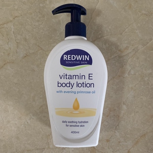 Vitamin 现货澳洲Redwin with Lotion E身体乳400ml Body