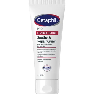 现货澳洲Cetaphil丝塔芙Eczema prone soothe舒缓修复霜226g