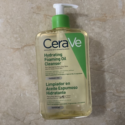 现货澳洲CeraVe适乐肤Hydrating Foaming油洁面乳473ml