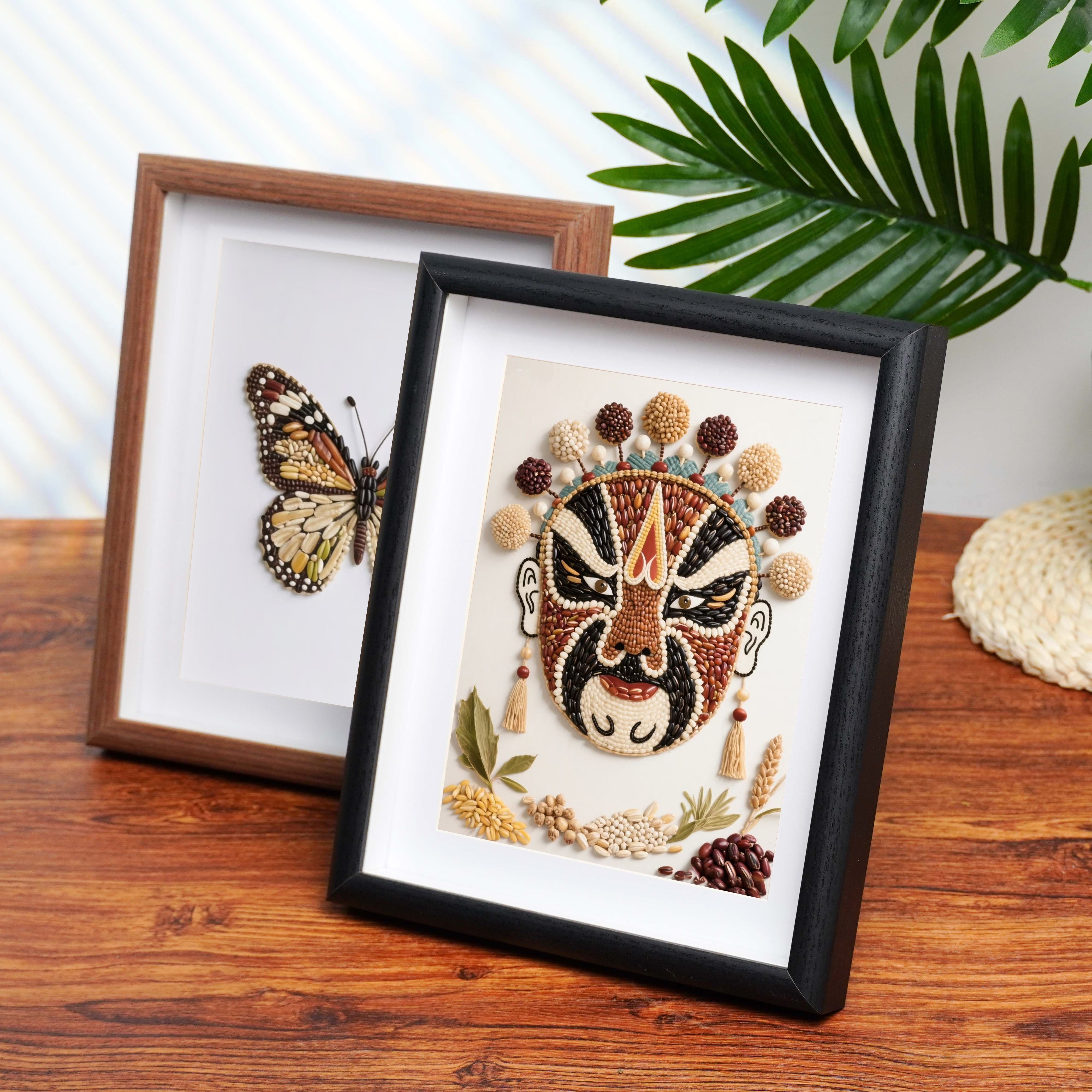 立体中空1.8相框摆台创意木质相框桌面摆件6寸7寸8寸挂墙DIY相框