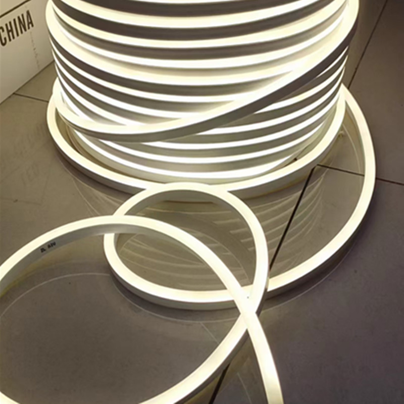 婚庆220V圆形led柔性霓虹灯带12V彩皮硅胶做字造型婚礼舞台软灯条