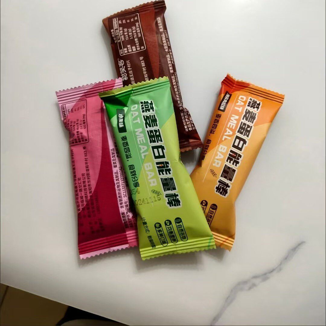新货@甜笑客蛋白棒O添蔗糖燕麦酥能量代餐脂肪卡热量谷物饱腹不怕
