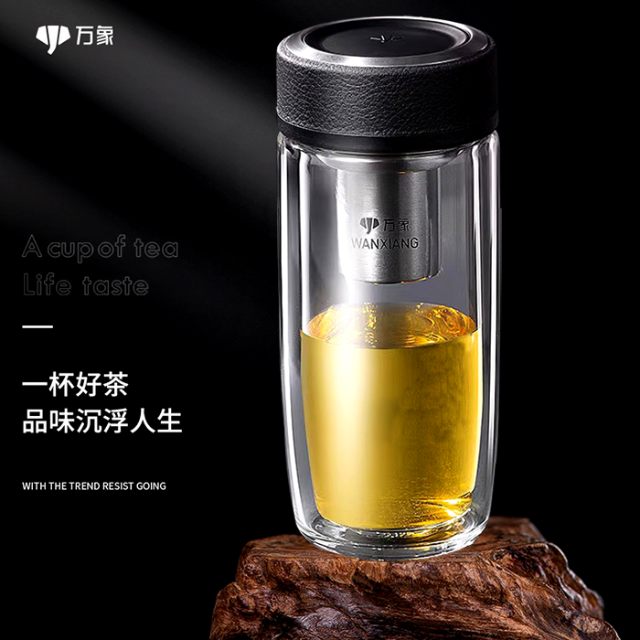 万象鹅蛋高档大肚子车载玻璃杯