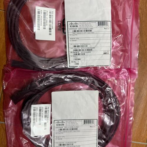 议价Cisco SFP+线缆SFP-H10GB-CU5MSFP-H10GB-CU3MSFP-H10GB-CU1M