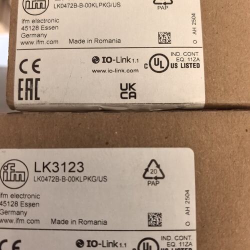 议价IFM液位传感器LK3123LK3122LK3124