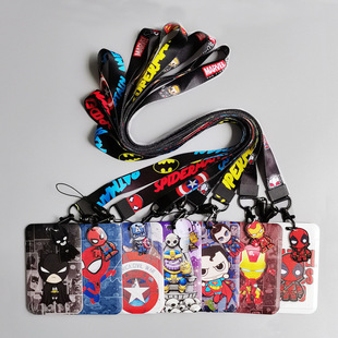 Cute Capybara Lanyard for Keys Neck Strap ID Card Badge