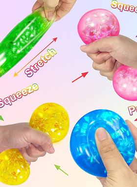 Squishy Fidget vent Toys squeezy Stress ball火星捏捏乐面粉球