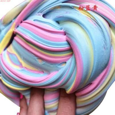 DIY Fluffy Slime Toys Putty Soft Clay Charms Plasticine