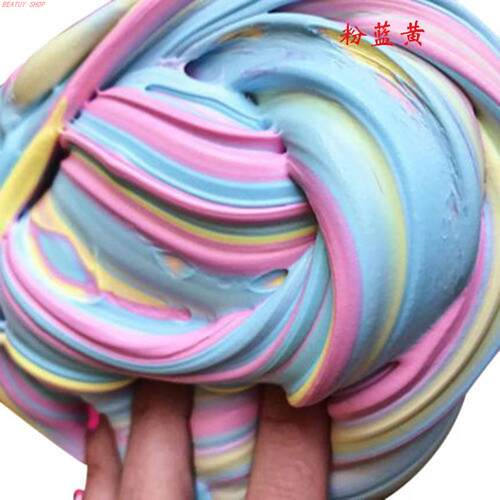 DIY Fluffy Slime Toys Putty Soft Clay Charms Plasticine