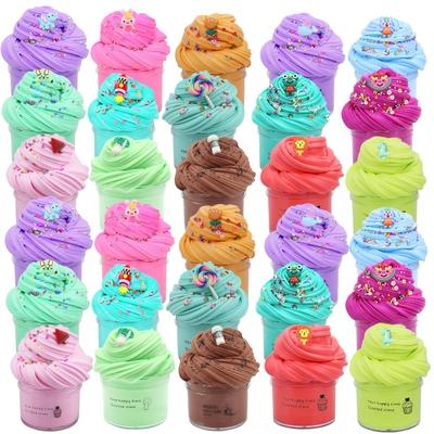 Beautiful Mixing Fluffy DIY Slime Toys Floam Slimes Scented