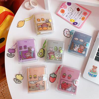 Cute Transparent Mini Loose-leaf Notebook Creative Portable