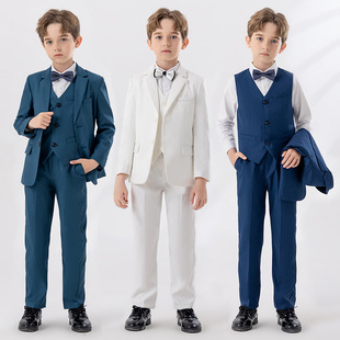 男童绅士西服马甲套男孩生日周岁花童礼服钢琴主持演出服 儿童西装