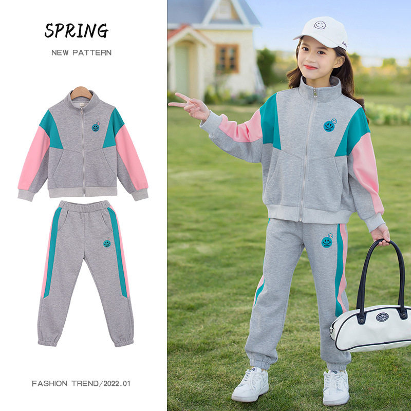 女童春装套装2026新款洋气儿童两件套韩版休闲中大童女装秋季