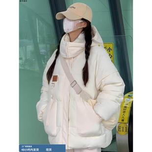 学院风羽绒服女初中高中学生2025新款冬季甜美棉服小个子棉衣外套