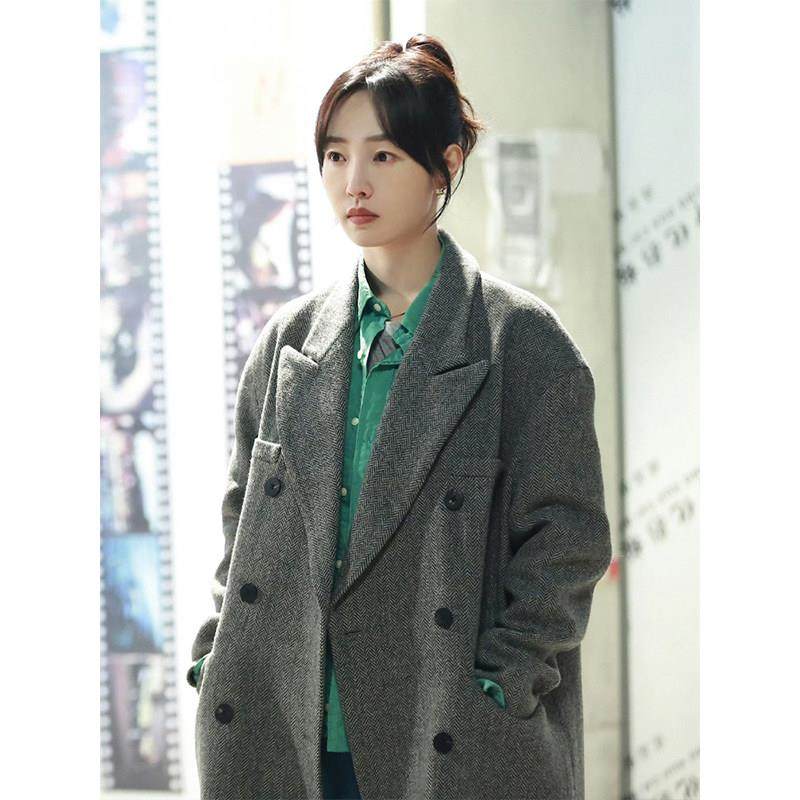 灰色呢子大衣女高级感2023秋冬新款小个子超好看人字纹毛呢外套,运动/瑜伽/健身/球迷用品,广场舞套装,淘宝优惠券,粉丝福利购,淘宝优惠卷