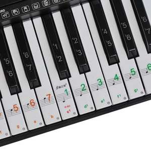 钢琴初学入门学习键盘贴纸88键电子琴钢琴简