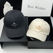 韩版 水洗字母刺绣棒球帽男女情侣鸭舌帽百搭防晒高品质遮阳帽潮款