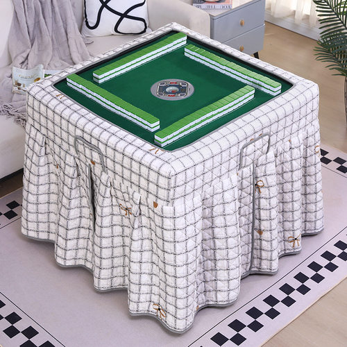 麻将机加绒烤火罩取暖罩麻将机桌布罩套加厚款烤火被绒丝烤火罩