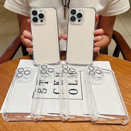 适用VIVO X300Pro Y500 Y50 S50Promini S30护眼防摔Y300GT四角加厚iQOO15透明Y200太空S20自带镜头膜手机壳