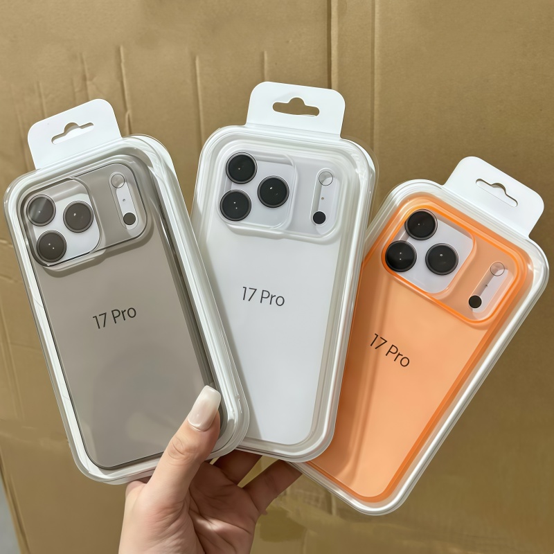 适用苹果17 17ProMax超薄冰雾壳15ProMax磨砂14新款软壳iPhone13亲肤手机壳16肤感12Pro保护套11防摔轻薄橙色