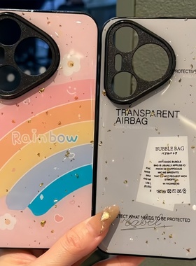 适用Nova15Ultra Mate80ProMax 80RS滴胶彩绘壳Magic8 畅玩70plus 荣耀X70 500Pro卡通二合一Mate70Air手机壳