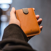 荷兰allocacoc DAX简约层叠抽拉卡包多卡位超薄随身钱包银行卡套