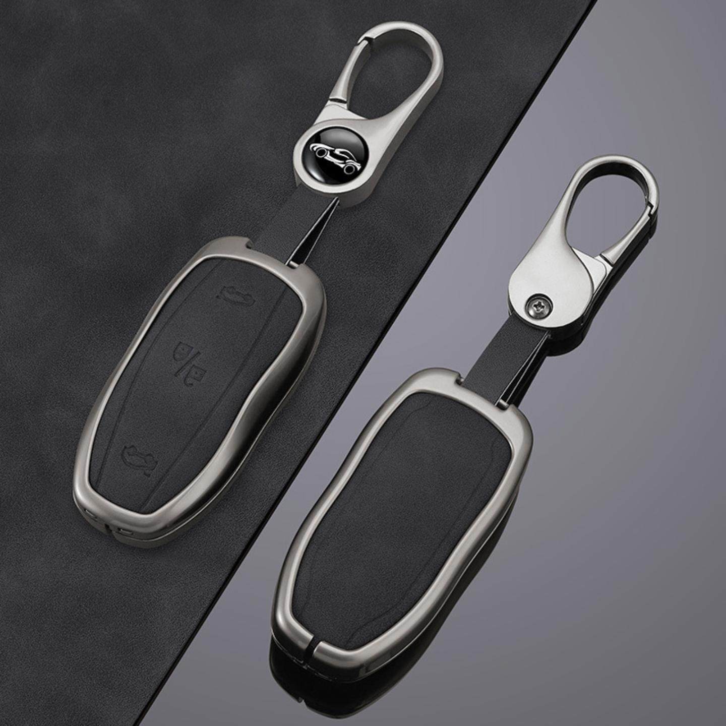 适用于特斯拉新款Model-3钥匙套Model-Y/ModelS壳ModelX车包扣女