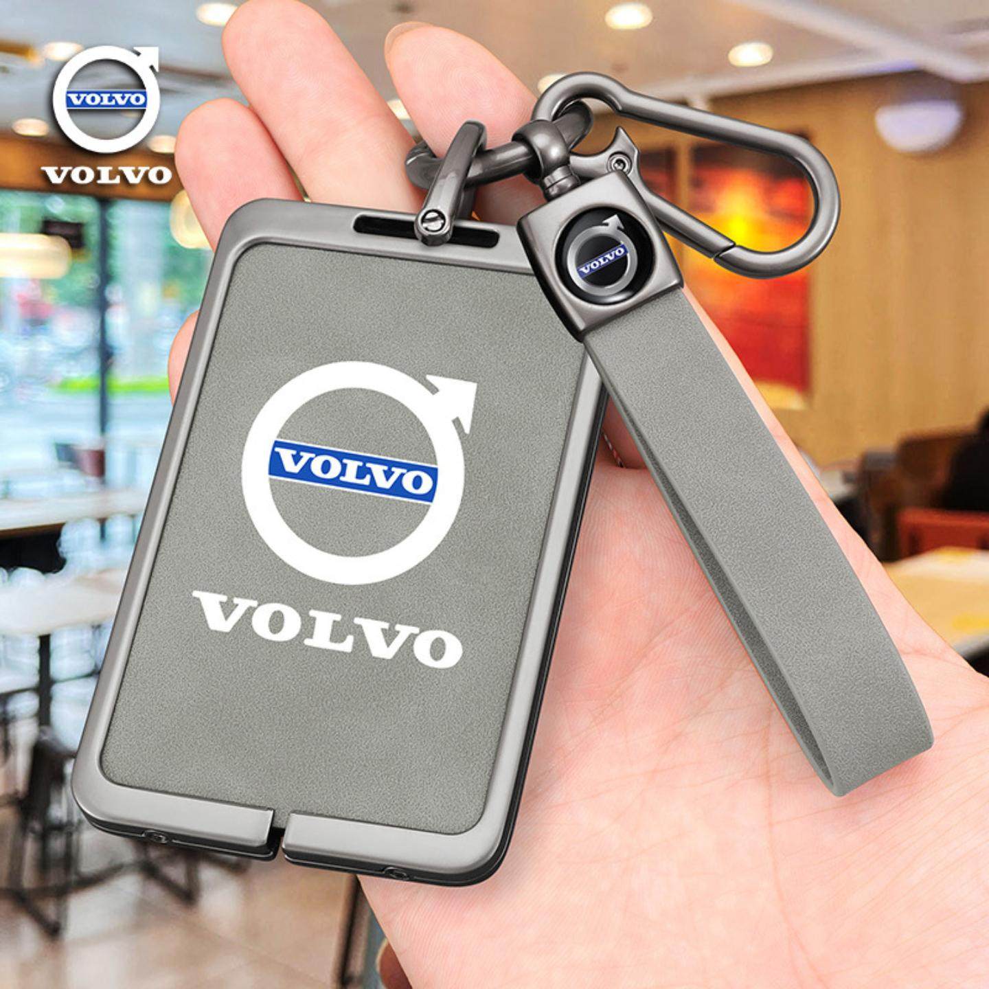 适用沃尔沃EX30卡片钥匙套亚太版EM90汽车nfc真皮卡包套壳扣高级