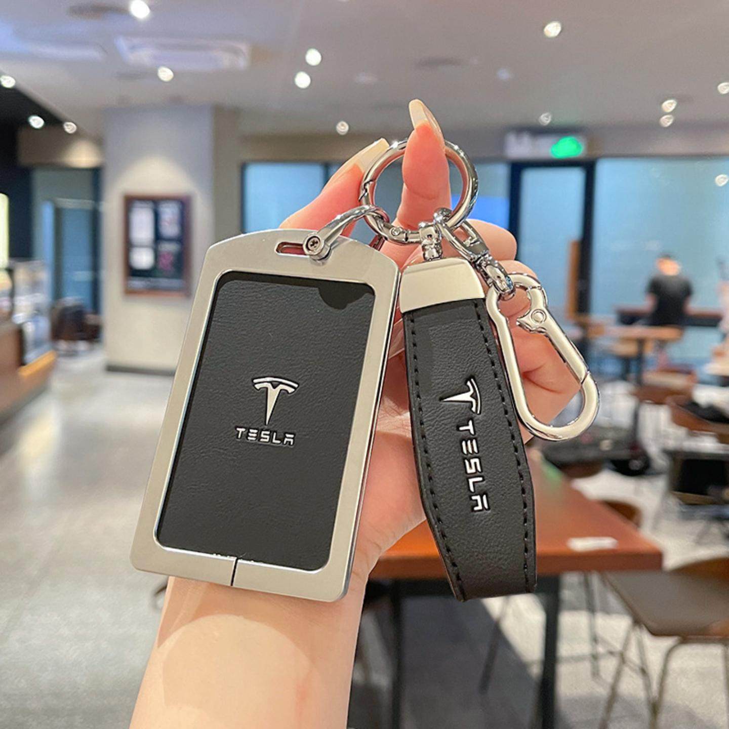 适用特斯拉卡片钥匙套modely适用model3焕新y遥控3高级感汽车壳扣