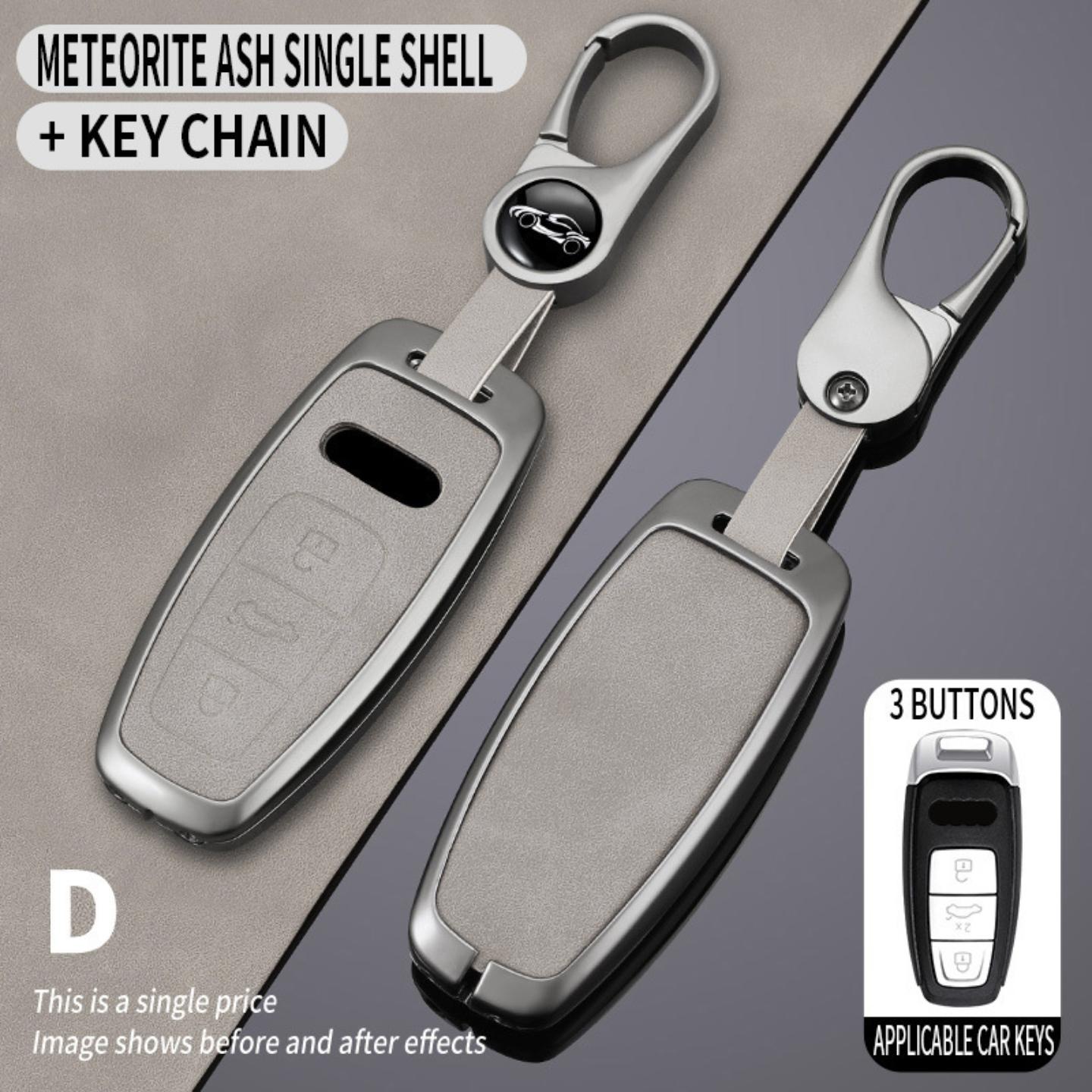 适用适用奥迪A6L钥匙套A8L/A3L新款A7L/Q7Q8Q4Q5etron汽车高档扣