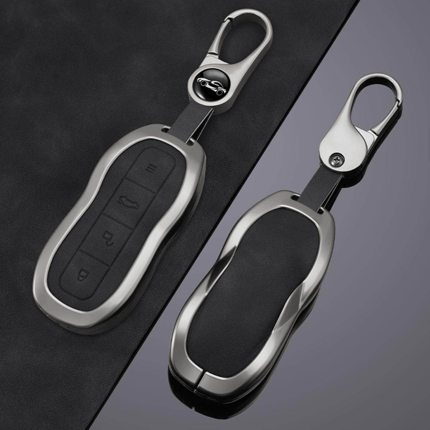 适用小米SU7汽车钥匙套su7pro/su7max真皮汽车适用包壳新款钥匙包