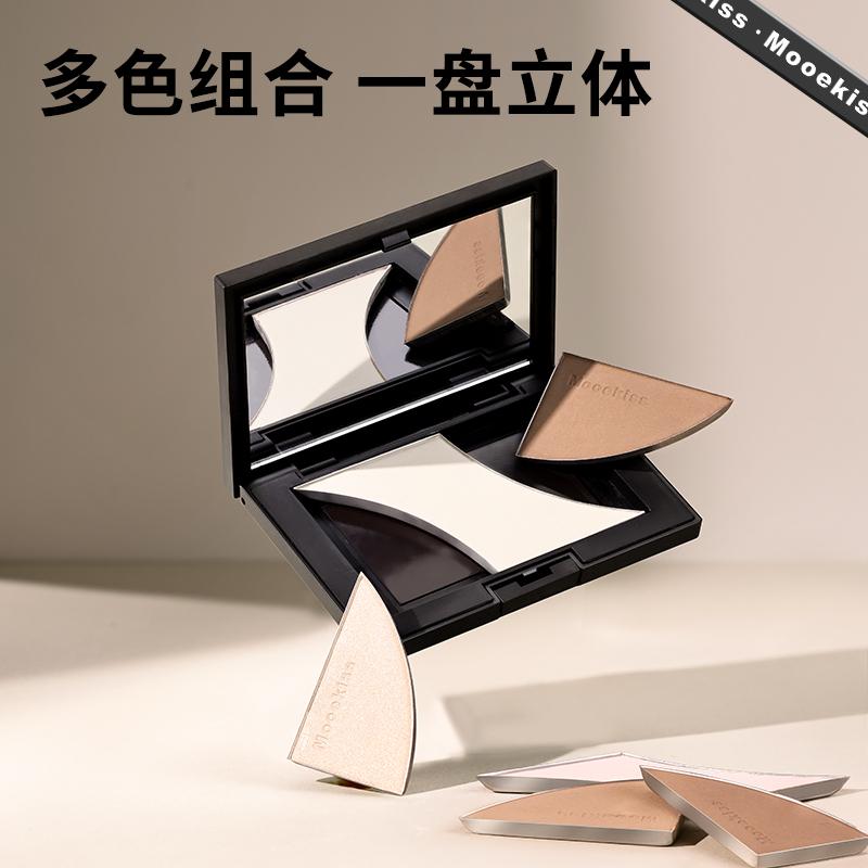 Mooekiss木柯诗修容高光一体盘综合哑光提亮面部腮红阴影鼻影侧影