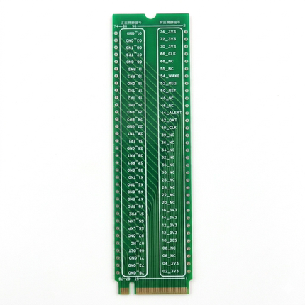 M.2接口 NVME MKEY 2280 接口测试板，用于测试M.2 MKEY接口