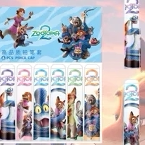 疯狂动物城笔帽握笔器小学生高颜值铅笔盖幼儿园儿童铅笔套笔帽