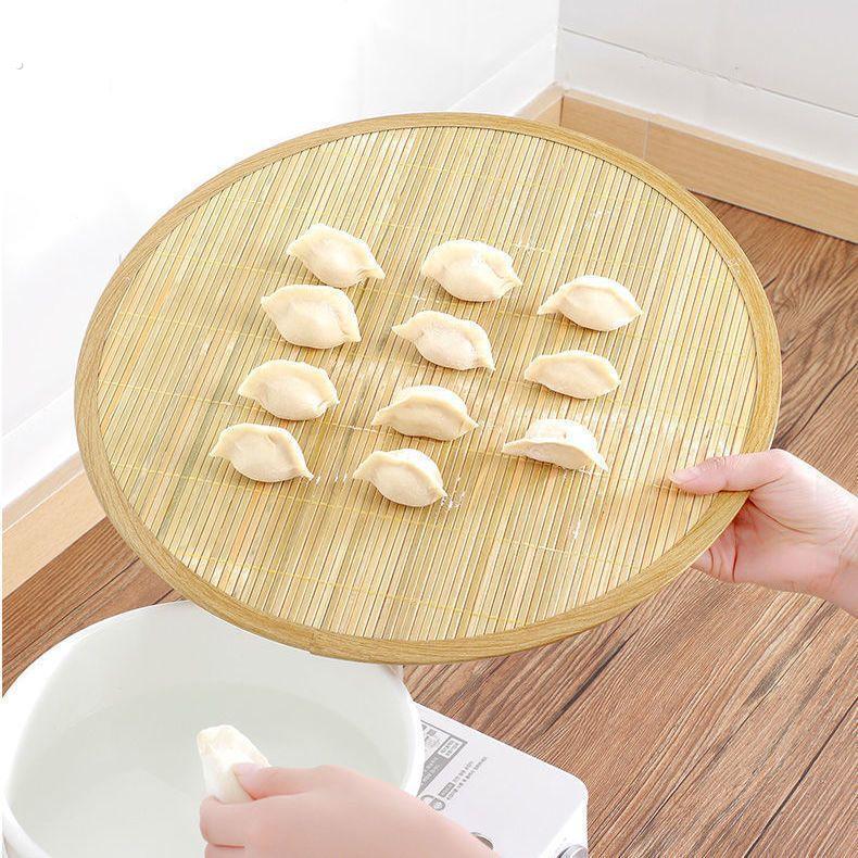 饺子帘放饺子托盘家用盖帘水饺篦子盖垫餐垫饺子专用盘隔热收纳